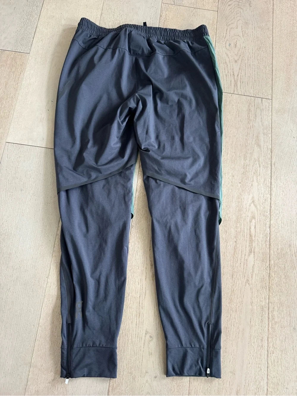 Mens On Running Pants, green Gray, size Large